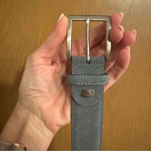 Florsheim blue suede Belt size 38